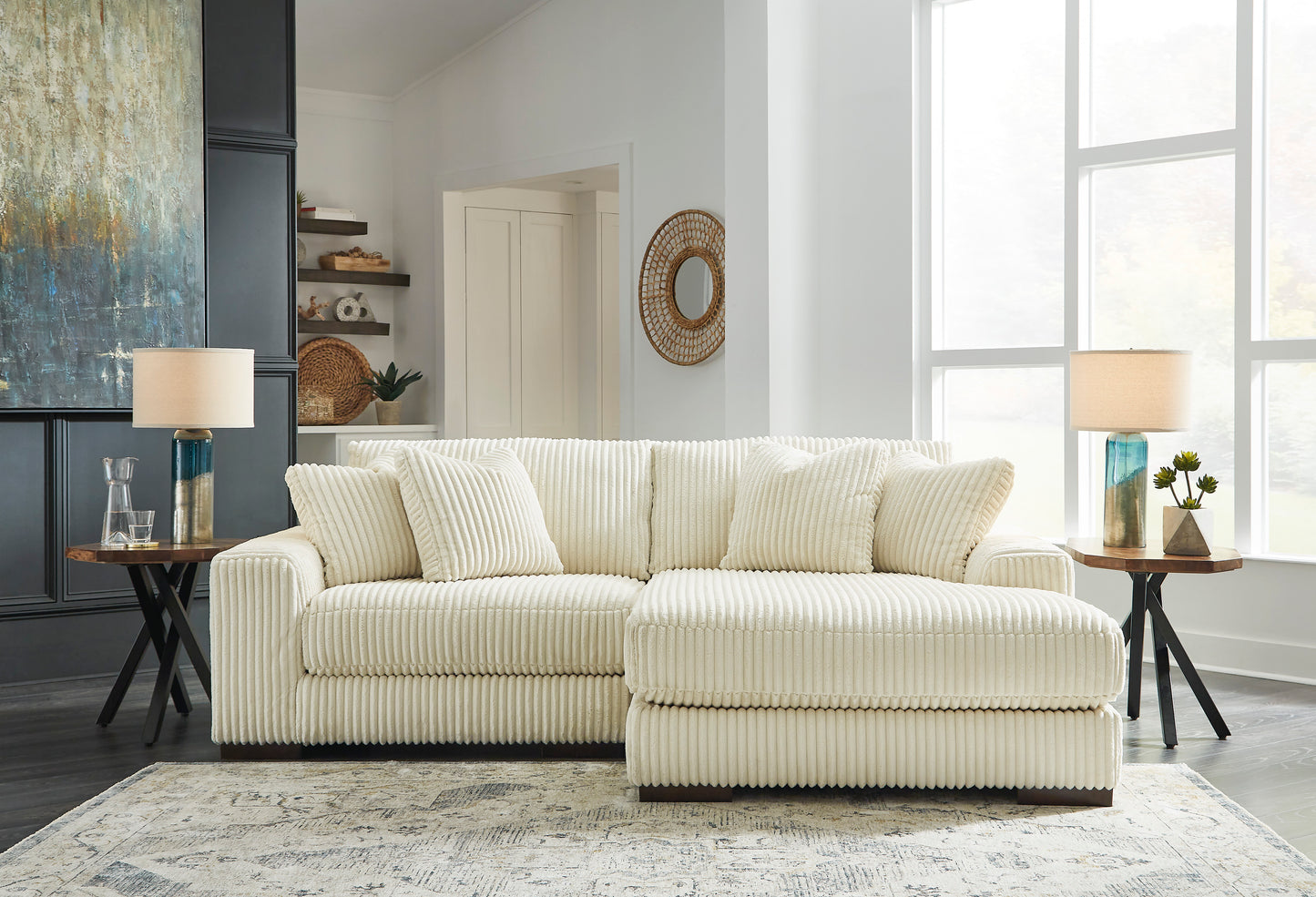 Lindyn 2 piece Sectional Sofa with Chaise