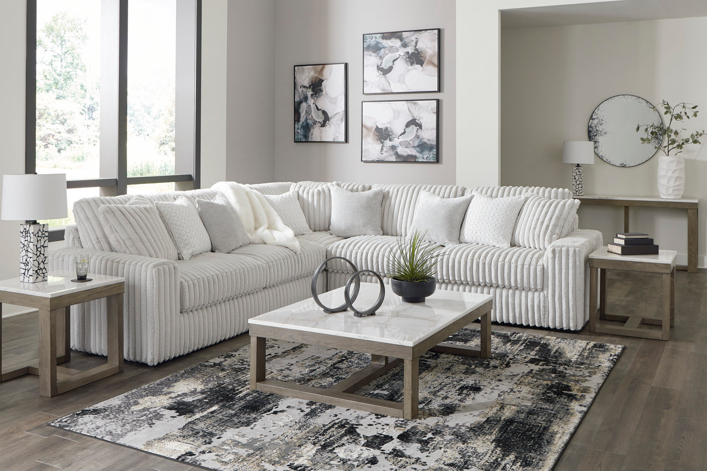 Stupendous 3 Piece Sectional