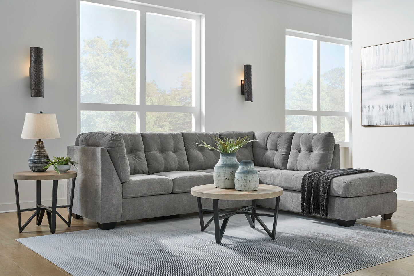 Marleton 2 piece Sectional with Chaise