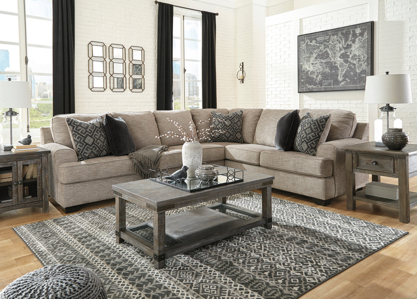Bovarian 2 piece Sectional