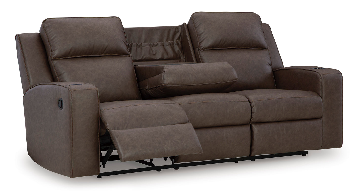 Lavenhorne Reclining Sofa w/ Drop Down Table