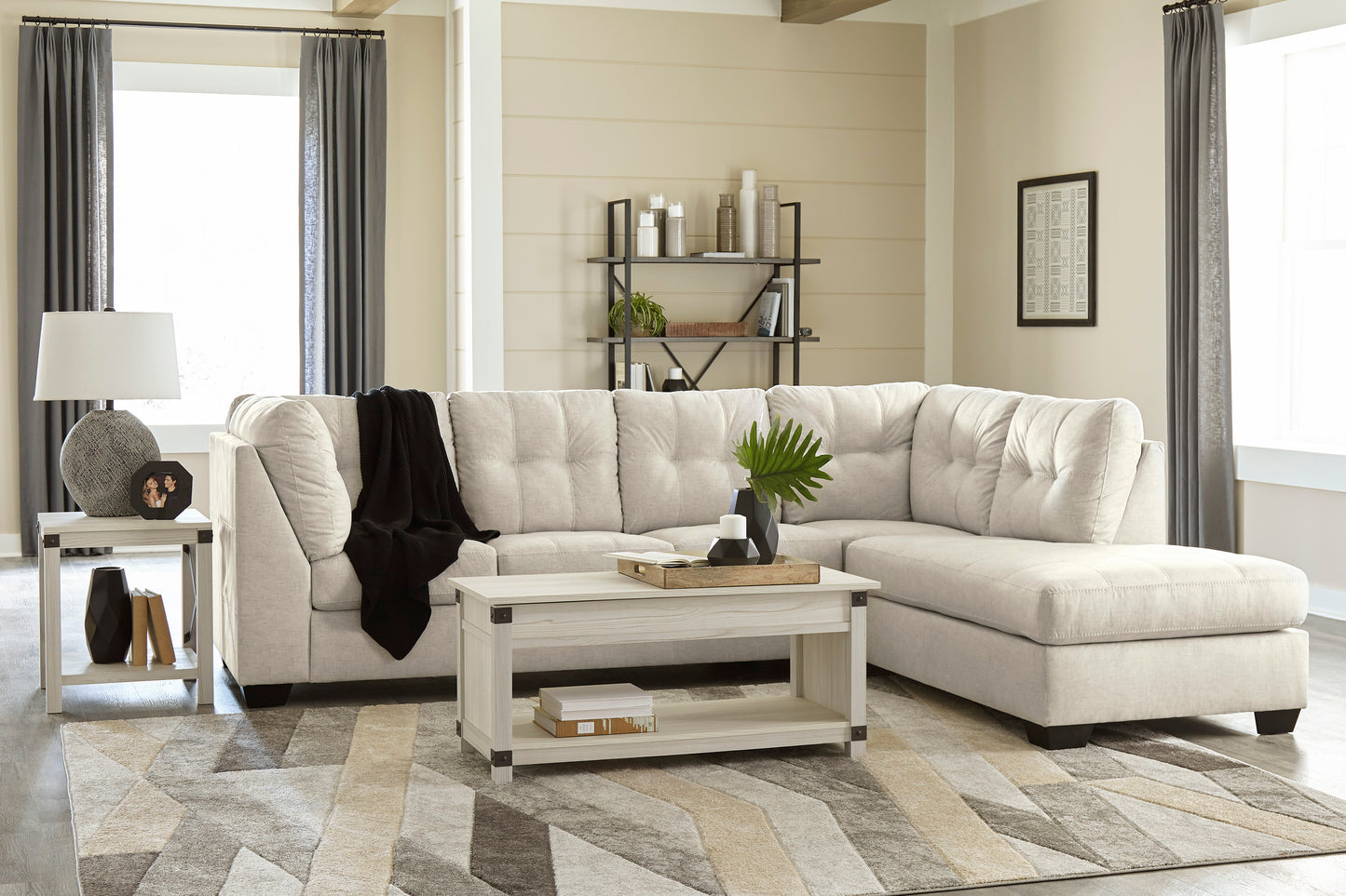 Falkirk 2 piece Sectional with Chaise