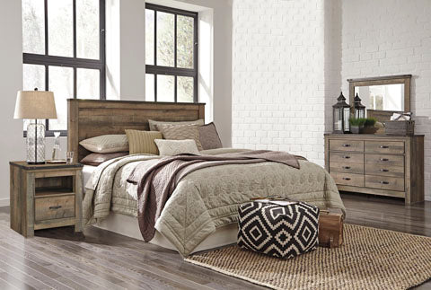 Trinell Panel Bed