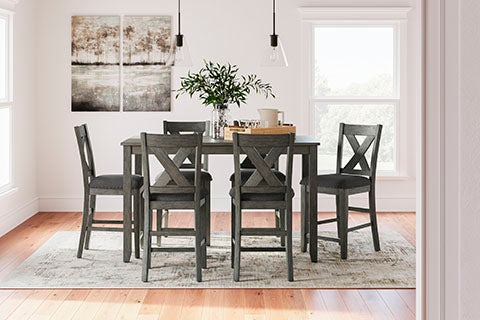 Caitbrook Dining Table and Chairs (Set of 7)