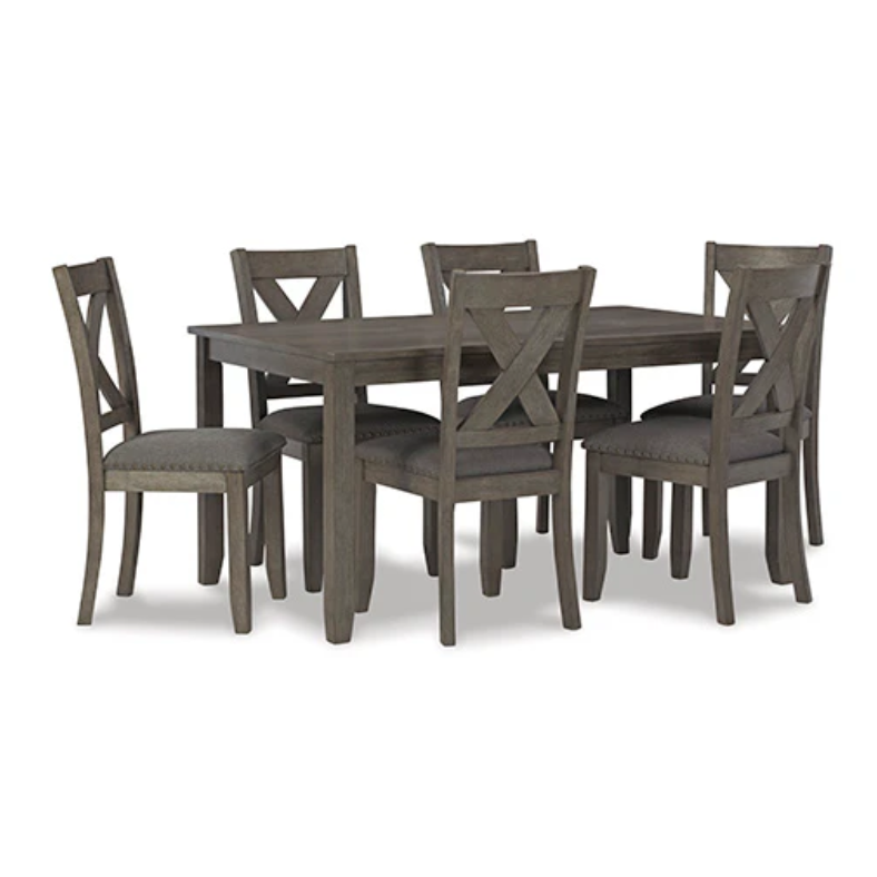 Caitbrook Dining Table and Chairs (Set of 7)