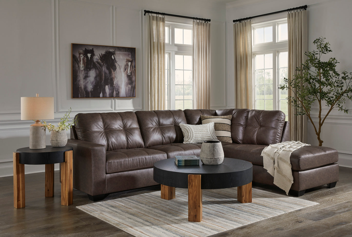 Barlin Mills 2 piece Sectional with Chaise