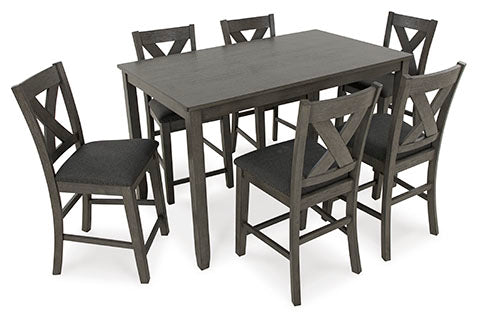 Caitbrook Dining Table and Chairs (Set of 7)