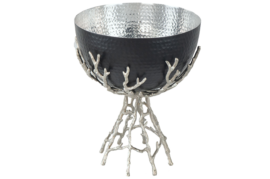 MS- Henry Black & Silver Bowl  Model: 13-1004