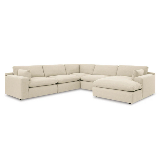 Elyza 5 piece Sectional with Chaise