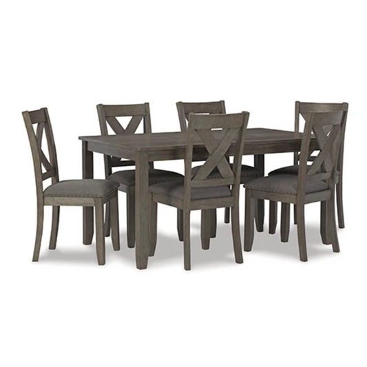 Caitbrook Dining Table and Chairs (Set of 7)