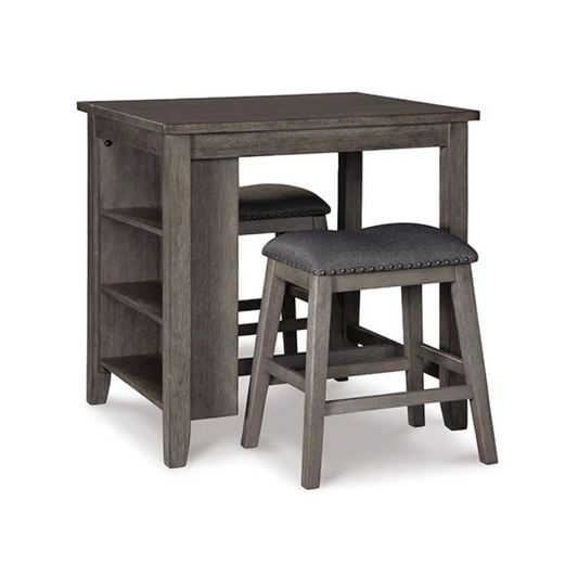 Caitbrook Counter Height Dining Table and Bar Stools (Set of 3)