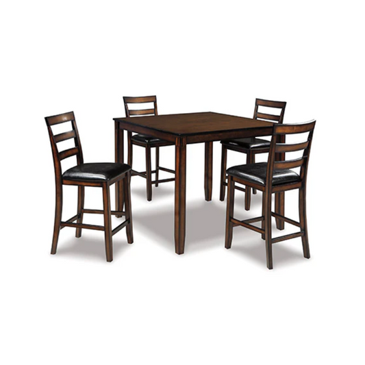 Coviar Counter Height Dining Table and Bar Stools (Set of 5)